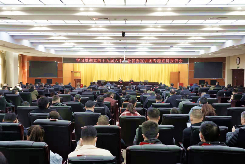 推动党的十九届六中全会精神在全省人社系统落地